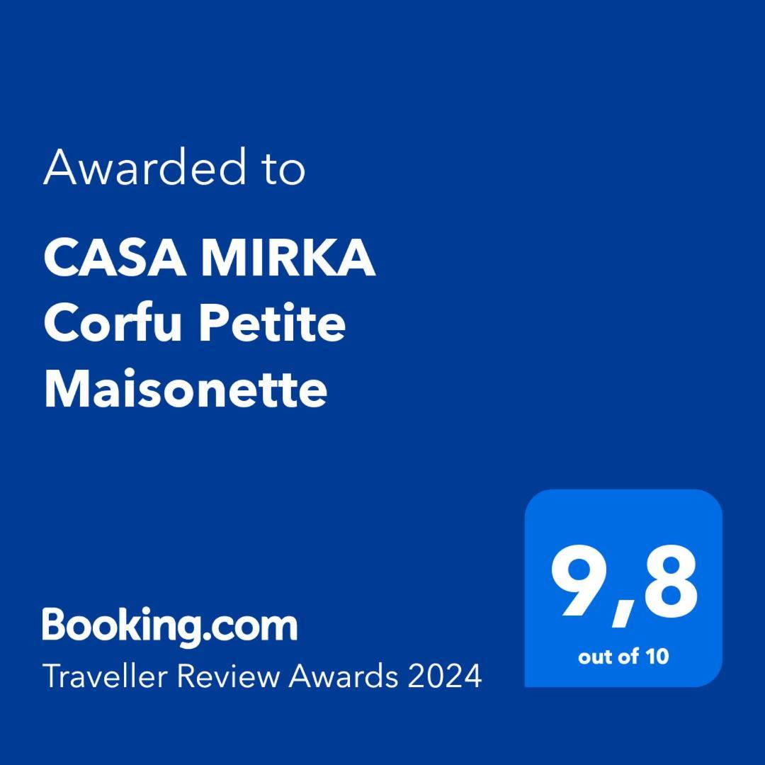 CASA MIRKA Corfu Petite Maisonette Villa Anemomylos Esterno foto
